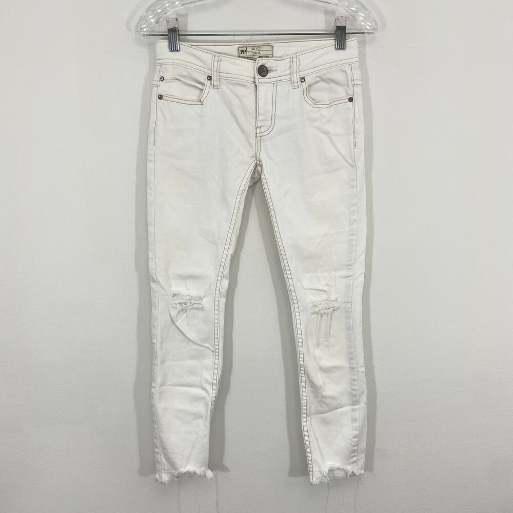 Free People Distressed Jeans